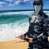 Fishing Hoodie Face Mask Neck Cover Sailing Shirt Summer Men