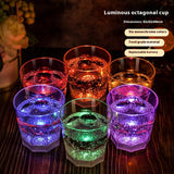 Christmas Led Cup FDA Food Grade Plastic Cocktail Glass Kitchen Gadgets