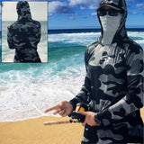Fishing Hoodie Face Mask Neck Cover Sailing Shirt Summer Men